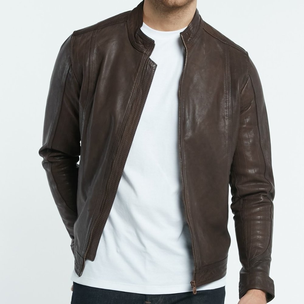 ROMEO Chocolate Leather Jacket
